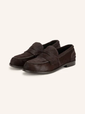 Jeffrey Campbell Penny Loafers Books braun CIEMNOBRĄZOWY