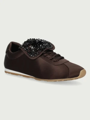 Jeffrey Campbell SHELTER sneakersy damskie brązowy