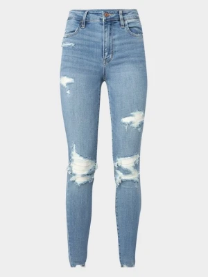 Jegginsy American Eagle niebieski
