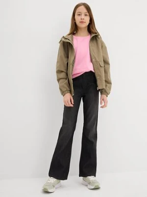 Jegginsy mid waist, flared bonprix