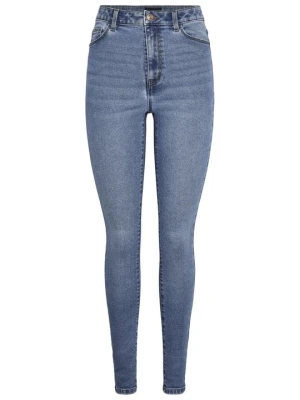 Jegginsy Pieces niebieski denim