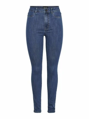 Jegginsy Pieces niebieski denim