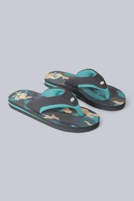 Jekyl dziecięce klapki - Green Animal