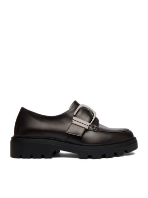 JENNY Loafersy CEO-295FF Bordowy