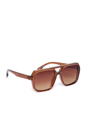 JENNY Okulary przeciwsłoneczne 4WF-018-SS25 Brązowy