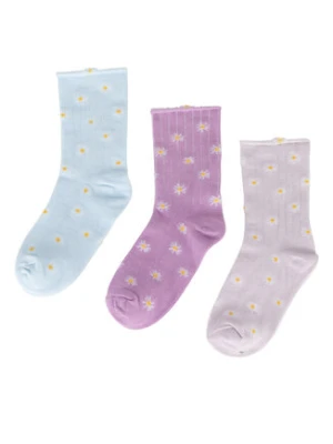 JENNY Skarpety długie 7KB-002-SS25 (3-pack) Niebieski