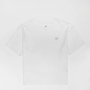 New Balance Jersey Small Logo Tee uniseks T-Shirts biały rozmiar Odzież