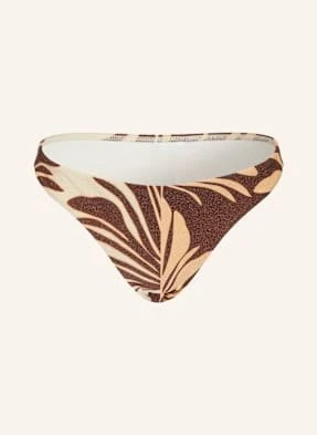 Jets Australia Dół Od Bikini Basic Dahlia Palm Z Błyszczącą Przędzą braun