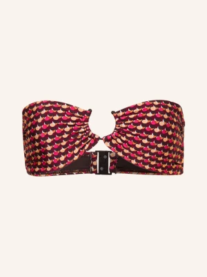 Jets Australia Góra Od Bikini Bandeau Coco Geo rot beżowy