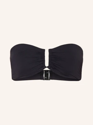 Jets Australia Góra Od Bikini Bandeau Smooth schwarz CZARNY