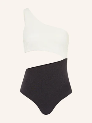 Jets Australia Strój Kąpielowy Na Jedno Ramię Versa Rib schwarz