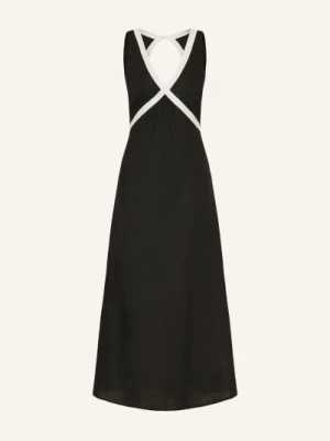 Jets Australia Sukienka Plażowa Jetset Eternal Z Lnem schwarz