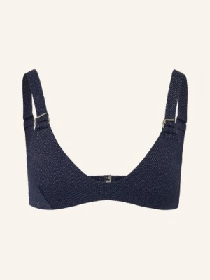 Jets Australia Top Bikini Typu Braletka Tirari Nights Z Brokatową Przędzą blau