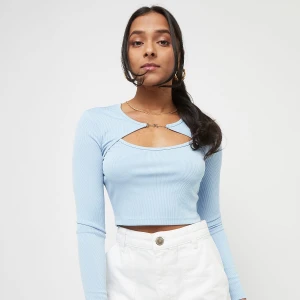 Sixth June Jewelery Crop Top kobiety Długie rękawy niebieski rozmiar Odzież