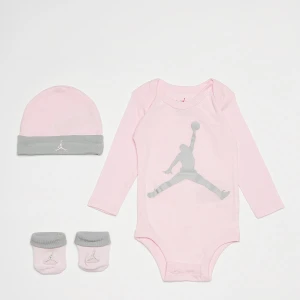 Jordan JHN Long Sleeve Jumpman uniseks Rampersy i zestawy dla niemowląt różowy rozmiar Odzież