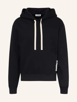 Jil Sander Bluza Z Kapturem schwarz CZARNY