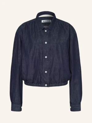 Jil Sander Bomberka W Stylu Jeansowym blau GRANATOWY