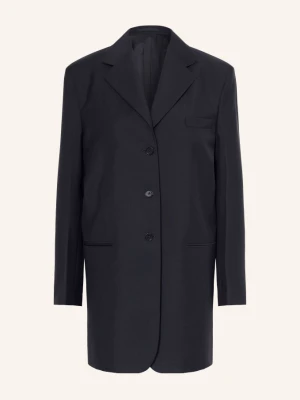 Jil Sander Długa Marynarka blau GRANATOWY