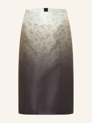 Jil Sander Jedwabna Spódnica gruen