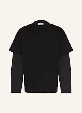 Jil Sander Koszulka Z Długim Rękawem schwarz
