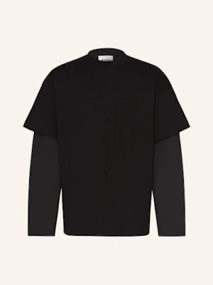 Jil Sander Koszulka Z Długim Rękawem schwarz