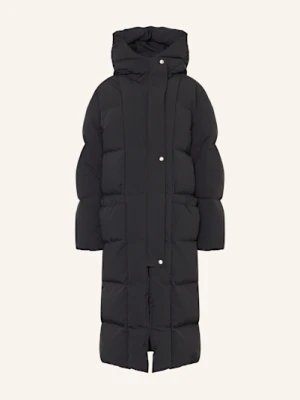 Jil Sander Płaszcz Puchowy schwarz