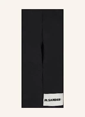 Jil Sander Puchowy Szal schwarz