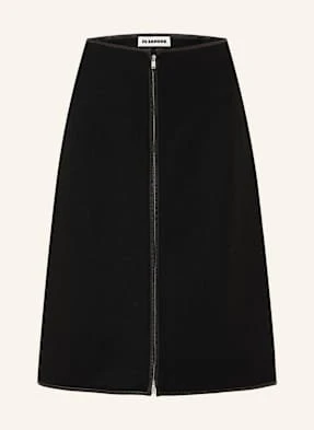 Jil Sander Spódnica schwarz