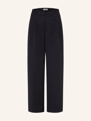 Jil Sander Spodnie Typu Marlena blau GRANATOWY