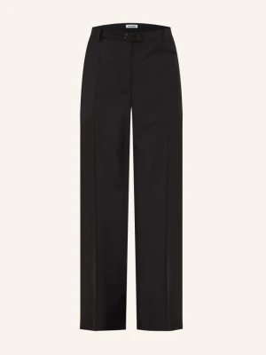 Jil Sander Spodnie Typu Marlena schwarz CZARNY
