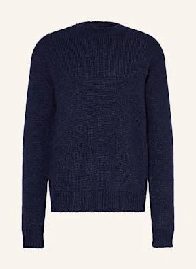 Jil Sander Sweter Z Alpaki blau