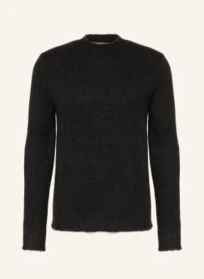 Jil Sander Sweter Z Alpaki schwarz