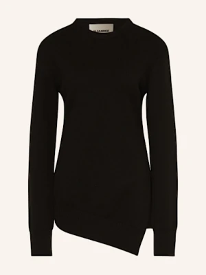 Jil Sander Sweter Z Dodatkiem Kaszmiru schwarz