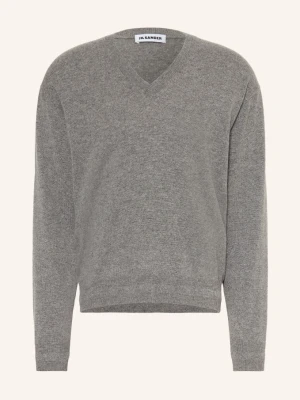 Jil Sander Sweter Z Kaszmiru grau SZARY