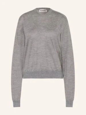 Jil Sander Sweter Z Kaszmiru I Jedwabiu grau