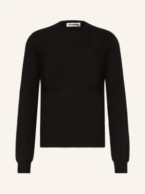Jil Sander Sweter Z Wełny Merynosowej schwarz