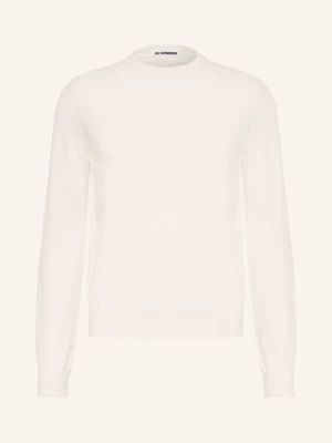 Jil Sander Sweter Z Wełny Merynosowej weiss