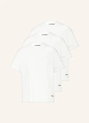 Jil Sander T-Shirt, 3 Szt. weiss