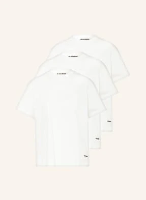 Jil Sander T-Shirt, 3 Szt. weiss