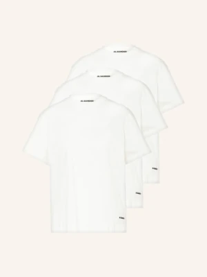 Jil Sander T-Shirt, 3 Szt. weiss