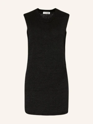 Jil Sander Top Z Dzianiny schwarz