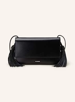 Jil Sander Torba Na Ramię Tassel schwarz