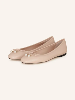 Jimmy Choo Baleriny Elme Flat rosa