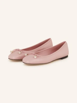 Jimmy Choo Baleriny Elme Flat rosa