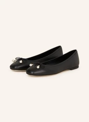 Jimmy Choo Baleriny Elme Flat schwarz