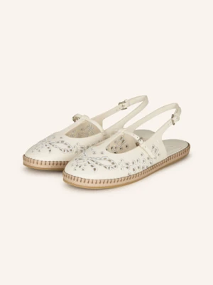 Jimmy Choo Baleriny Mary Jane Amiee Flat weiss