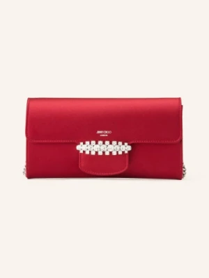 Jimmy Choo Clutch Bing Z Kamieniami Ozdobnymi rot