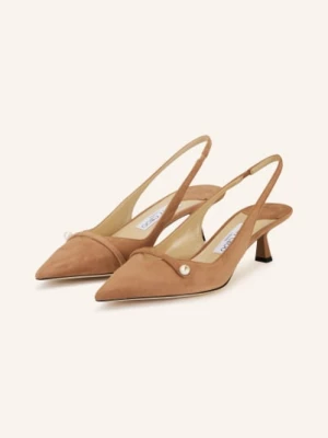 Jimmy Choo Czółenka Na Rzemieniu Amita 45 braun