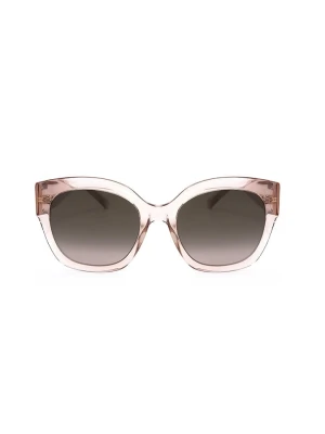 Jimmy Choo Damskie okulary przeciwsłoneczne w kolorze beżowo-brązowym rozmiar: 55