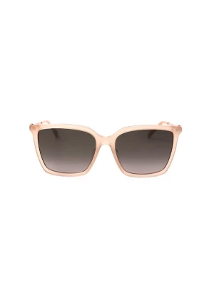 Jimmy Choo Damskie okulary przeciwsłoneczne w kolorze beżowo-brązowym rozmiar: 56